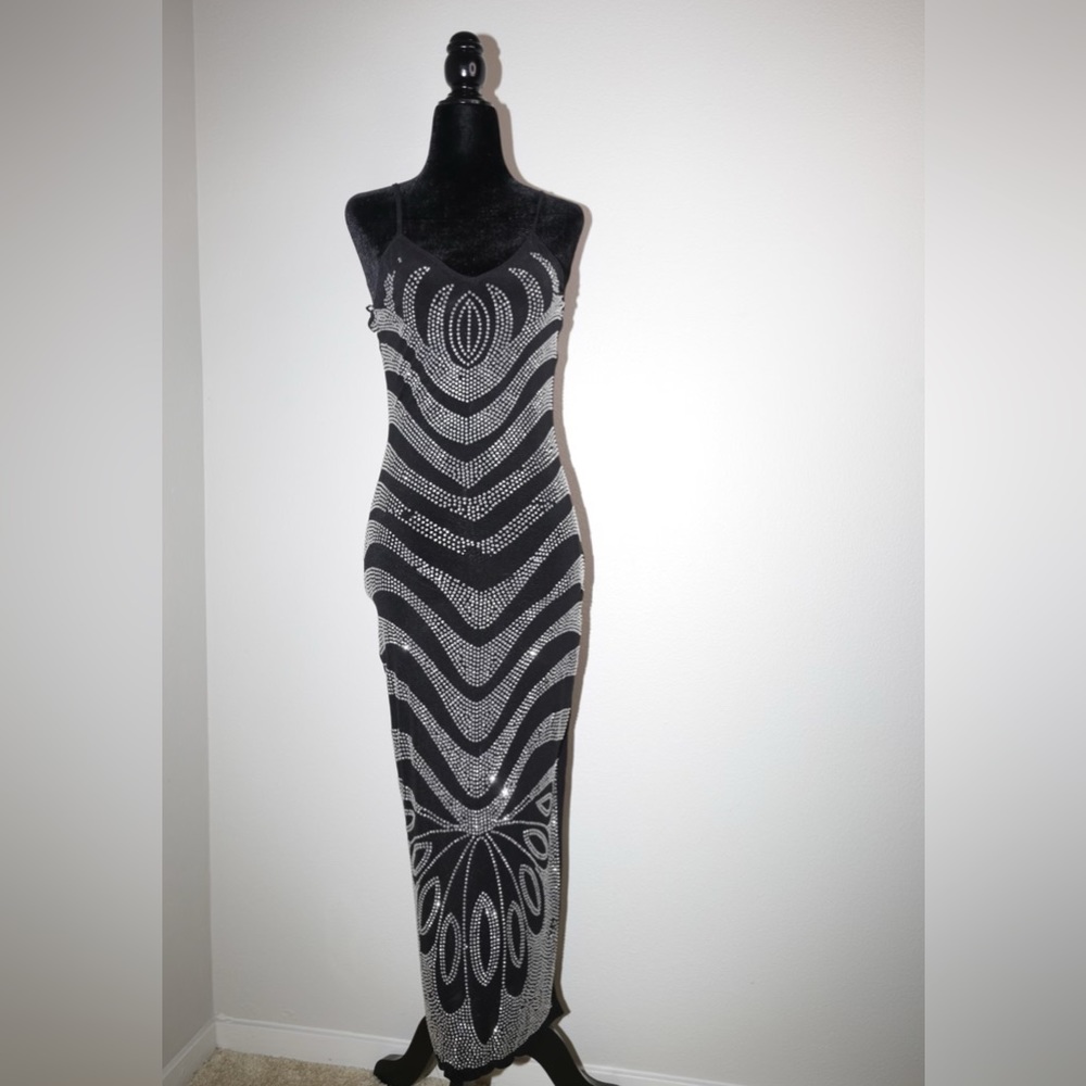 Cute mesh long dress
